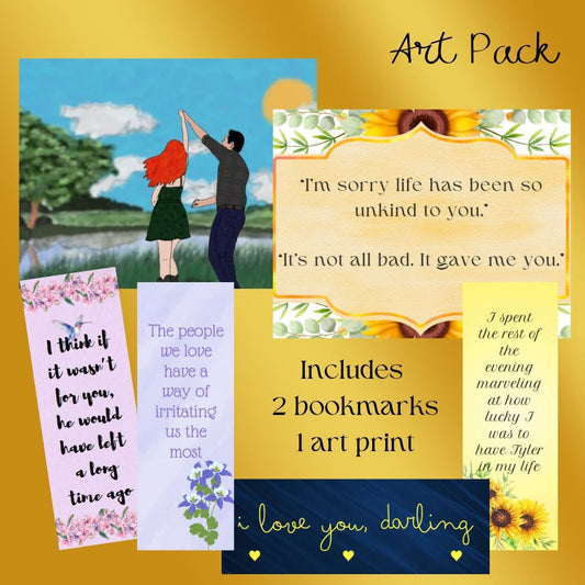 Sunflowers and Semicolons Art Pack